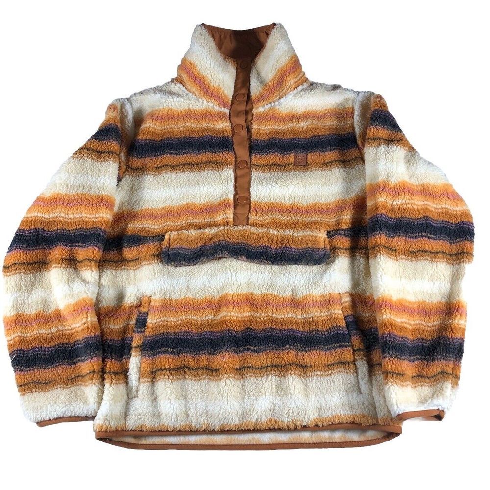 Billabong Adventure Division Fleece Pullover Sweatshirt Womens Size Large